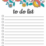 To Do List Free Printable PDF Templates Things To Do Free Printables Monograms Design Tools Patterns DIY Projects
