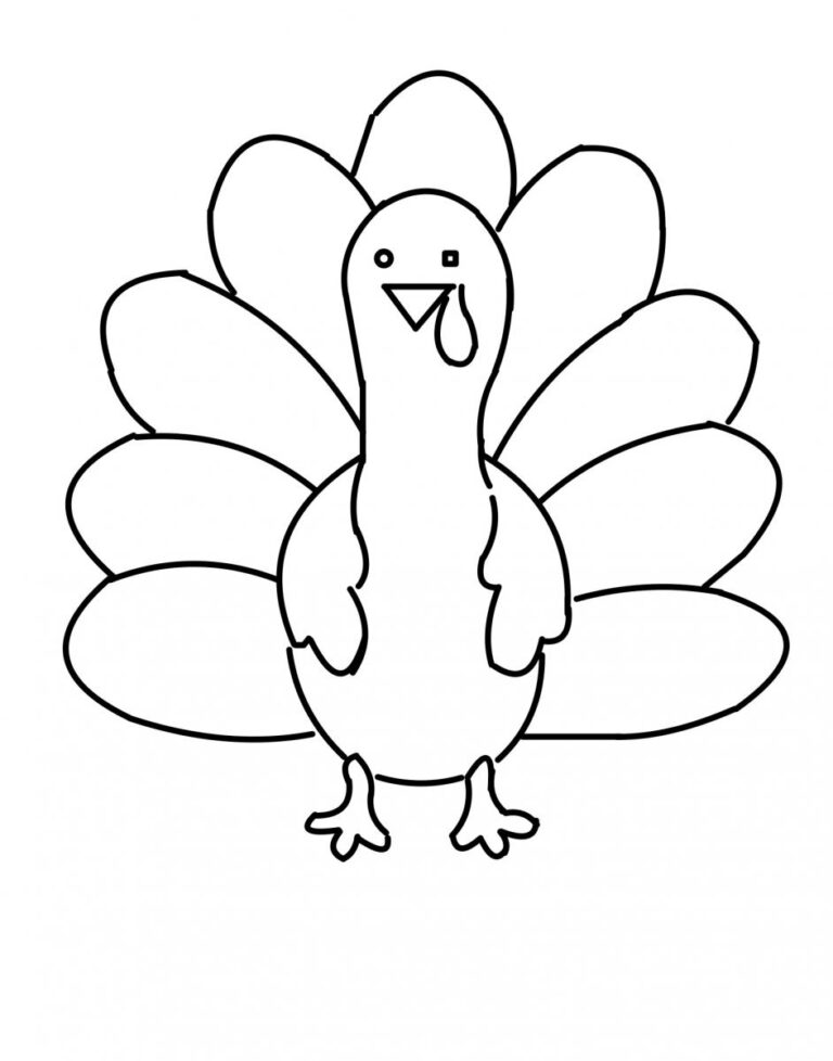 Turkey Activities Front And Side View Tactile Graphics Perkins School For The Blind