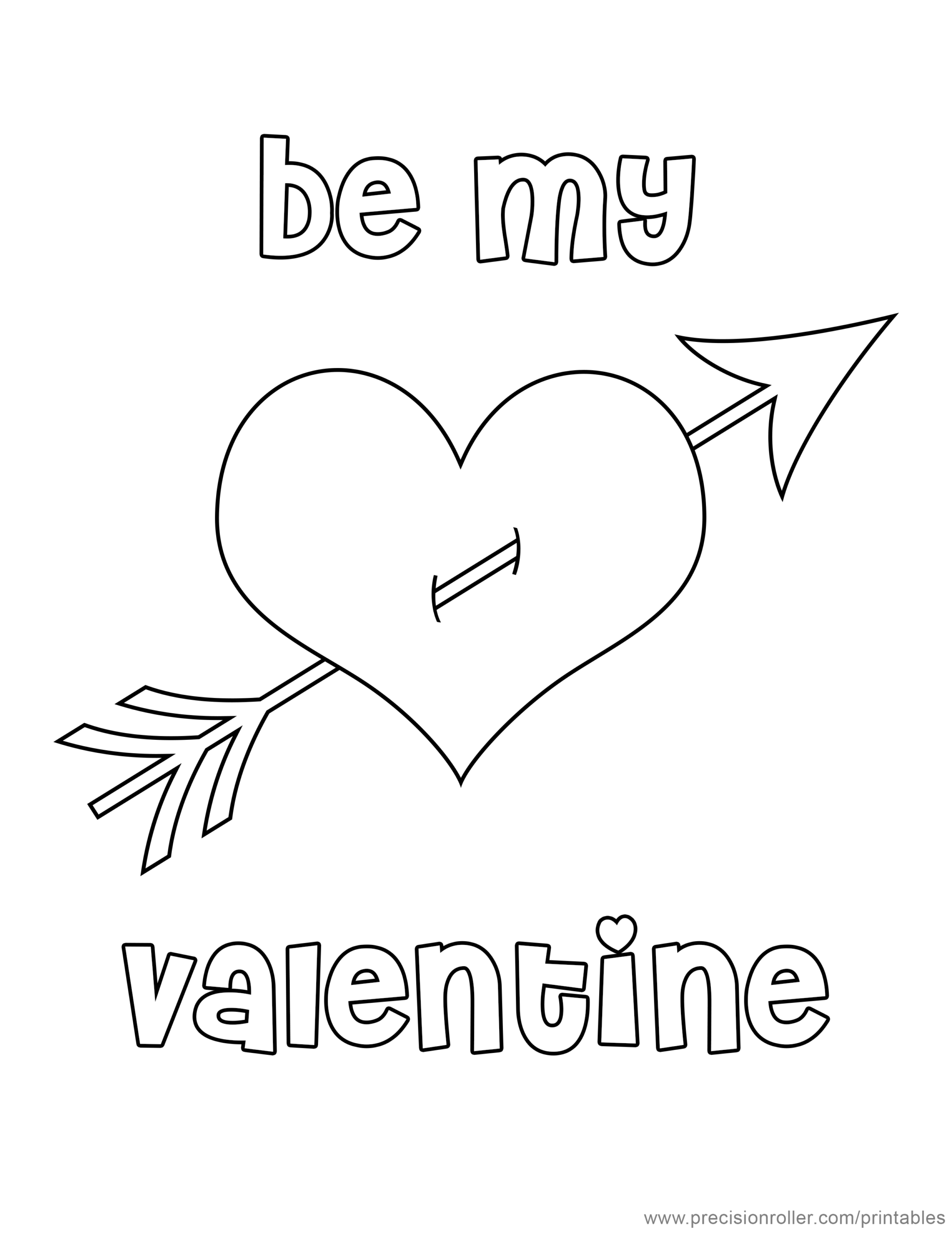 valentine heart coloring pages