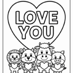 Valentine s Day Heart Coloring Pages 12 Free Printable Pages Easy Coloring Pages For Kids