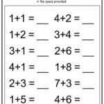 10 Printable Addition Math Worksheets Addition Practice Using Single Two And Three Digit Numbers ages 4 7 KG1 To Grade 2 Etsy