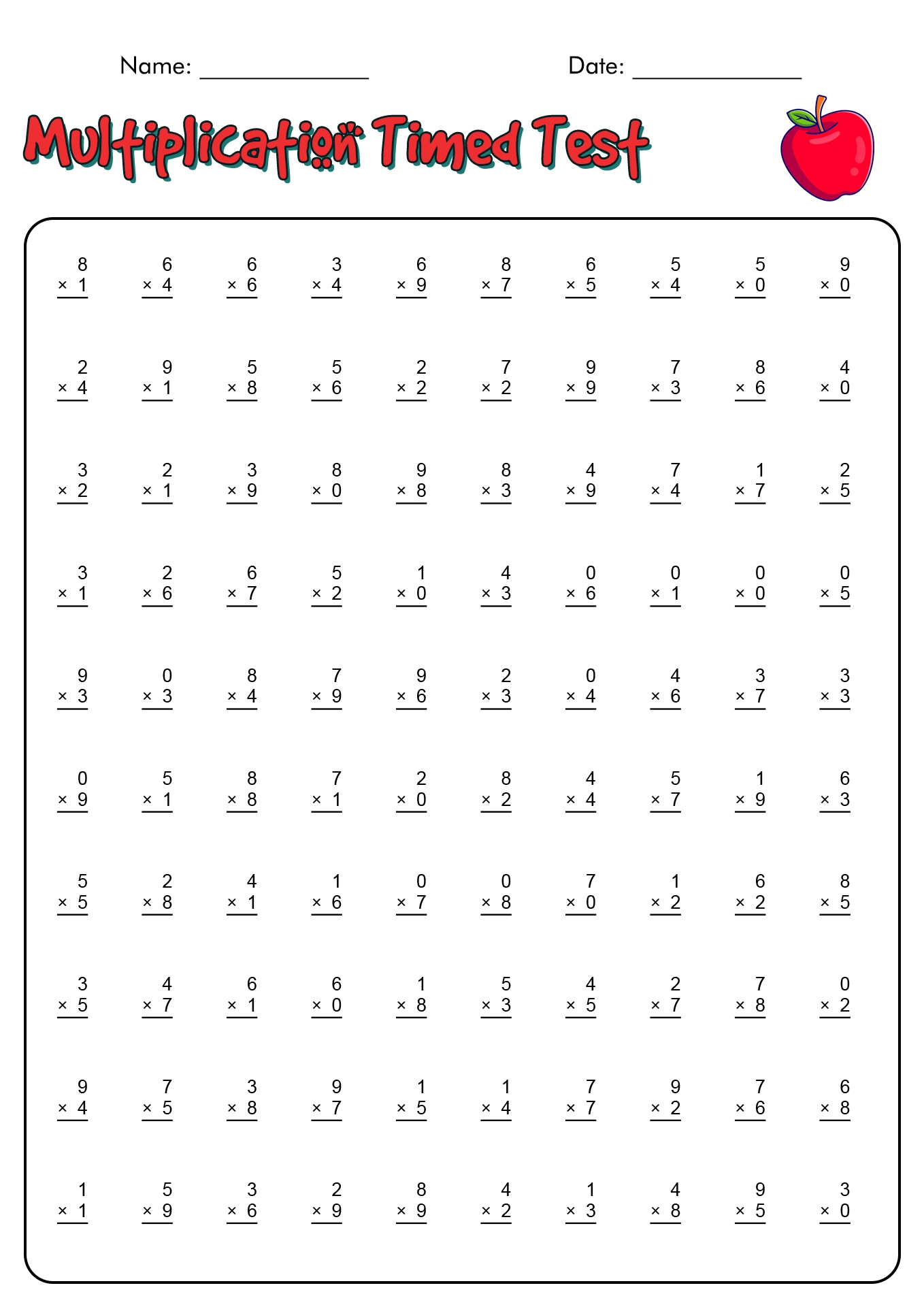 mad minute math worksheets mad minute math worksheets