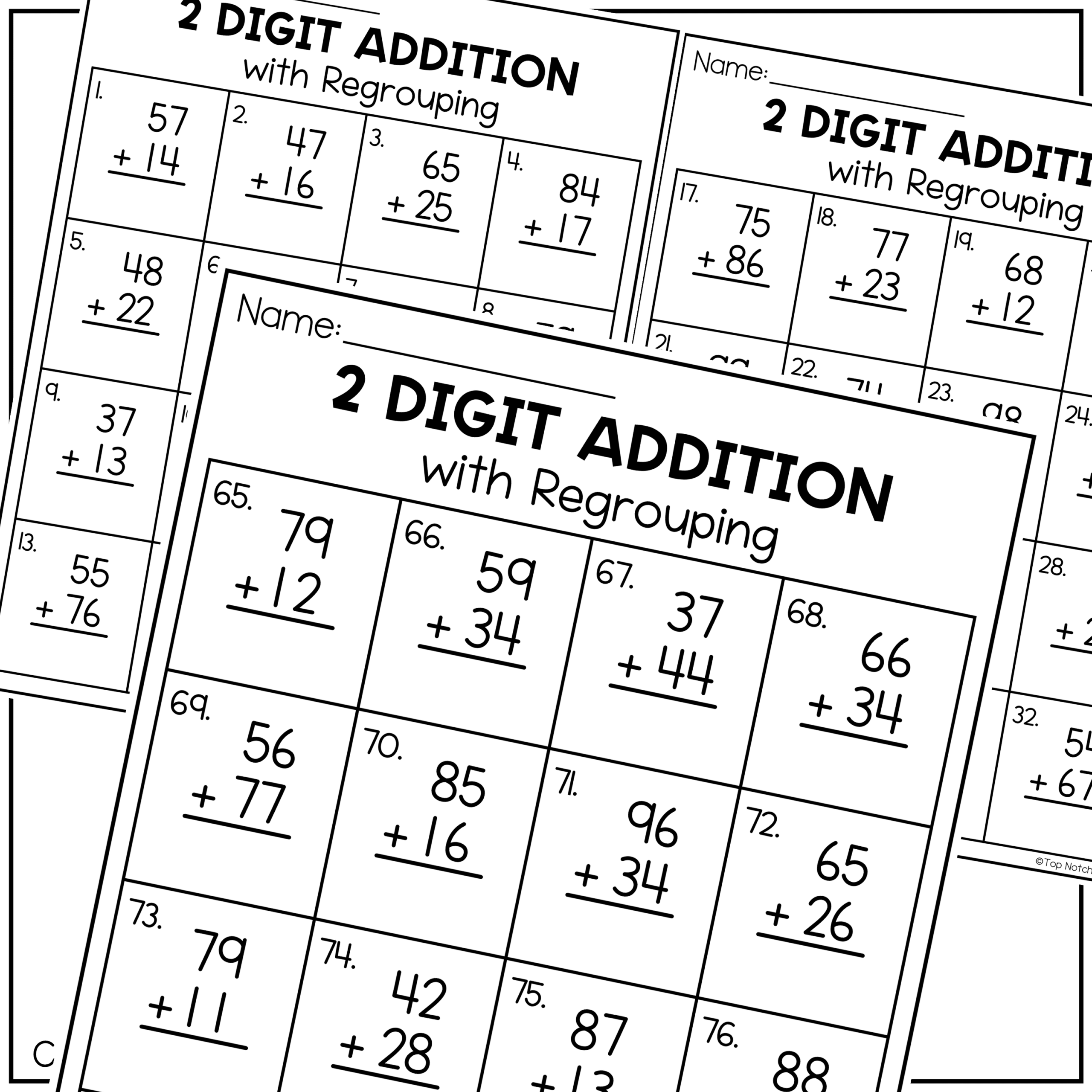 addition with renaming worksheets addition with renaming worksheets