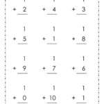 20 Printable Addition Worksheets Numbers 1 10 For Preschool Kindergarten 1st Grade Homeschool Math Etsy