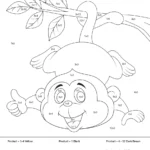 3 Multiplication Color By Number Worksheets