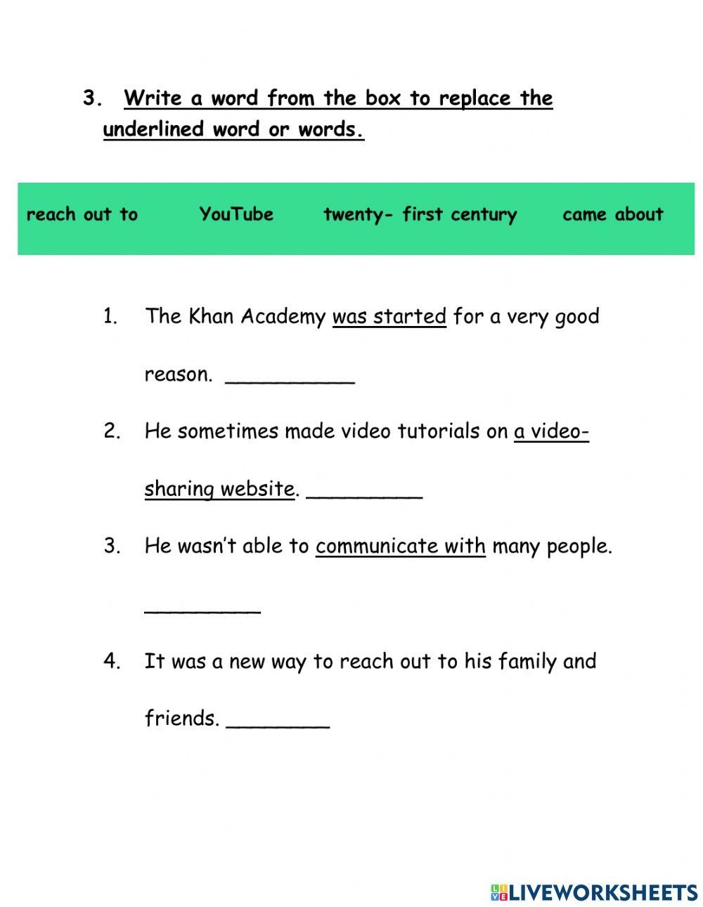 khan math worksheets