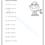 8th Grade Scientific Notation Practice Worksheetzone