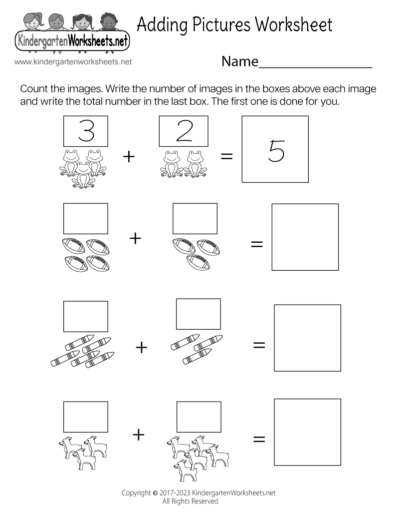kindergarten addition worksheets pdf kindergarten addition worksheets pdf