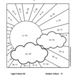 Addition Color By Number Worksheets Nature Inspired Learning Worksheets Library