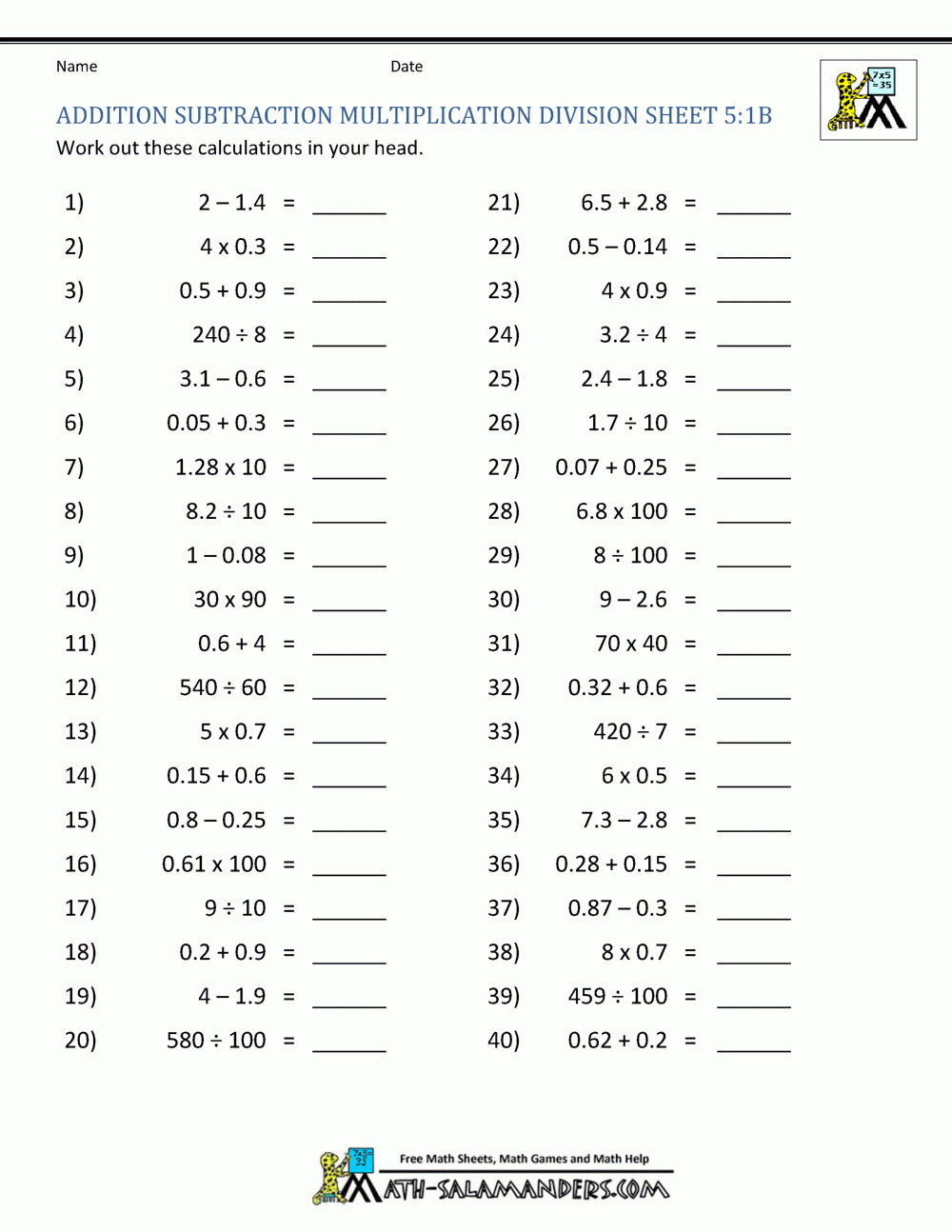 multiplication and division worksheets multiplication and division worksheets