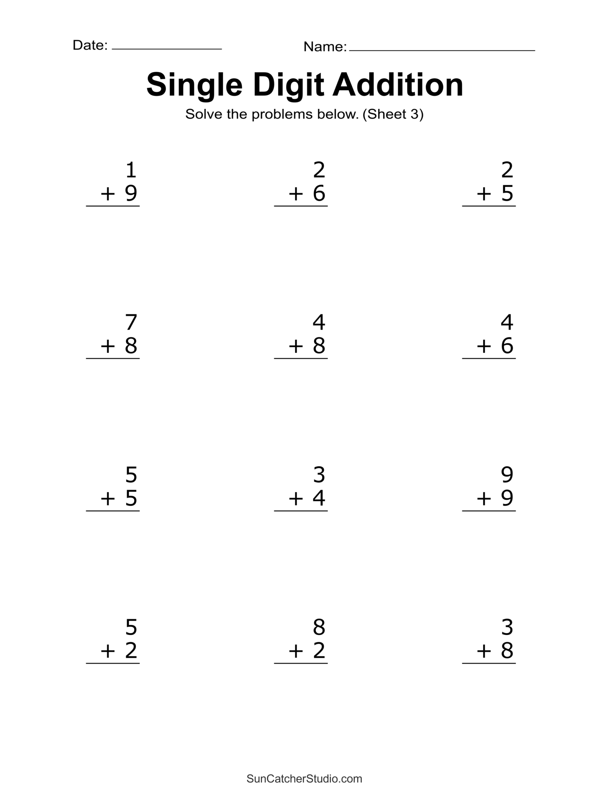 Addition Worksheets Free Printable Easy Math Problems Free Printables Lettering SVG Files Tools Apps Addition Worksheets Free Printable Easy Math Problems Free Printables Lettering SVG Files Tools Apps
