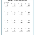 Double Digit Multiplication Worksheets