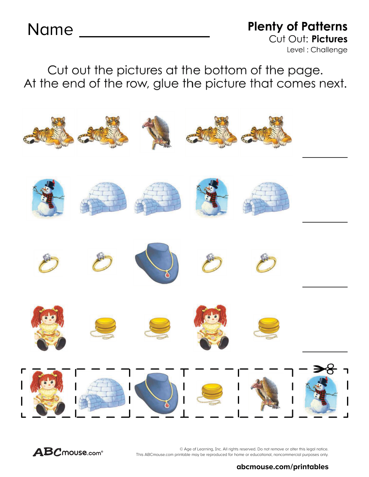Easy Pattern Worksheets For Preschool And Kindergarten FREE Printables ABCmouse Easy Pattern Worksheets For Preschool And Kindergarten FREE Printables ABCmouse