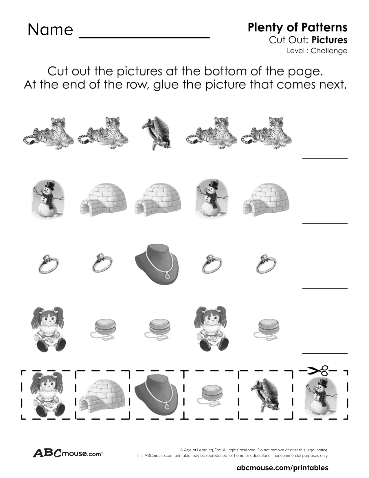 Easy Pattern Worksheets For Preschool And Kindergarten FREE Printables ABCmouse Easy Pattern Worksheets For Preschool And Kindergarten FREE Printables ABCmouse