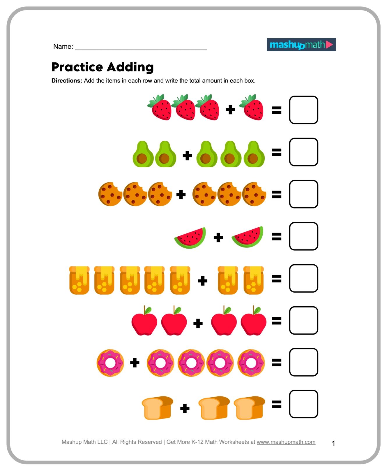 Free 1st Grade Math Worksheets Printable W Answers Mashup Math Free 1st Grade Math Worksheets Printable W Answers Mashup Math