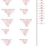 Free Order Of Operations Worksheets Common Core Sheets