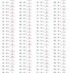 Free Subtraction Worksheets Common Core Sheets