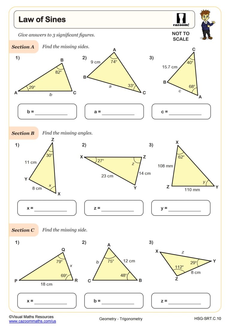 Geometry Worksheets Free Printable High School PDFs With Answers