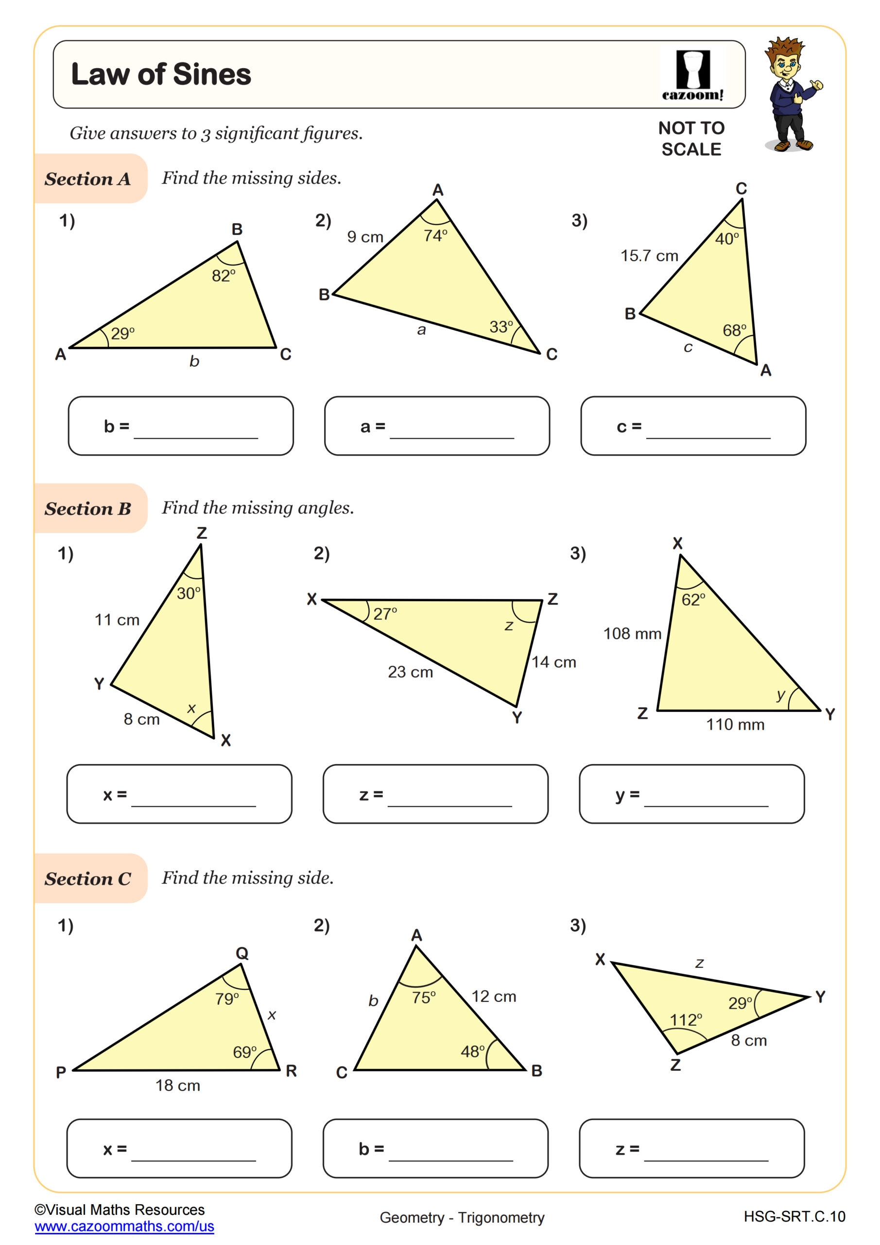 Geometry Worksheets Free Printable High School PDFs With Answers