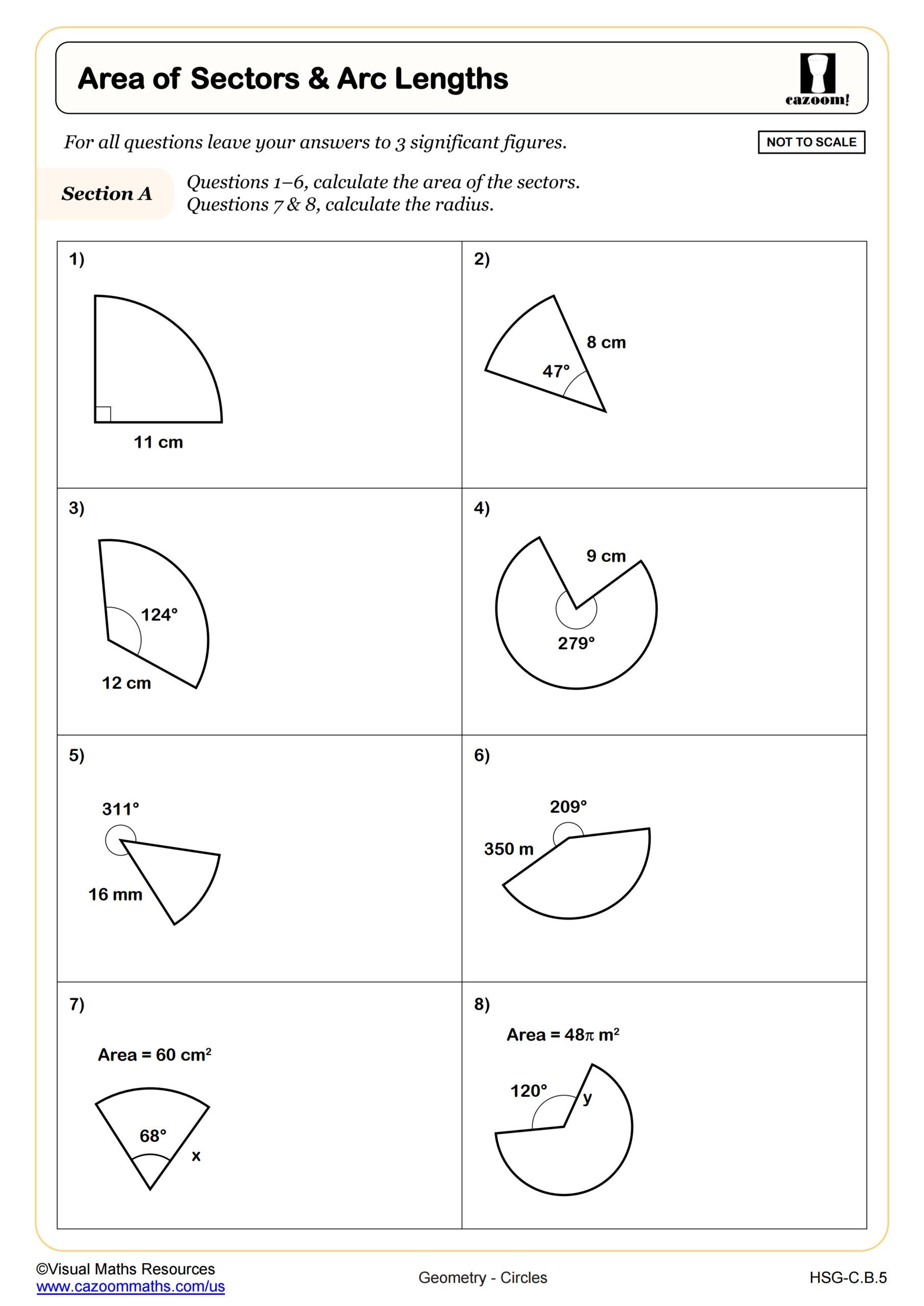 Integrated Math 3 Circles Worksheets With Answers