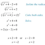 Math 154B Solving Radical Equations Worksheet Printable Art Activities