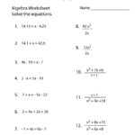 Math Ged Practice Test Worksheets Worksheets Library