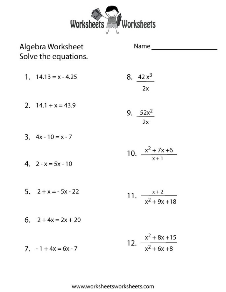 Math Ged Practice Test Worksheets Worksheets Library