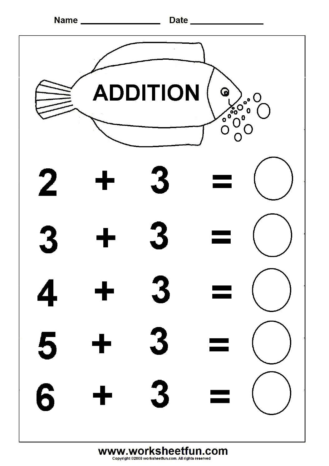 Pre K Addition Worksheets Printable Art Activities