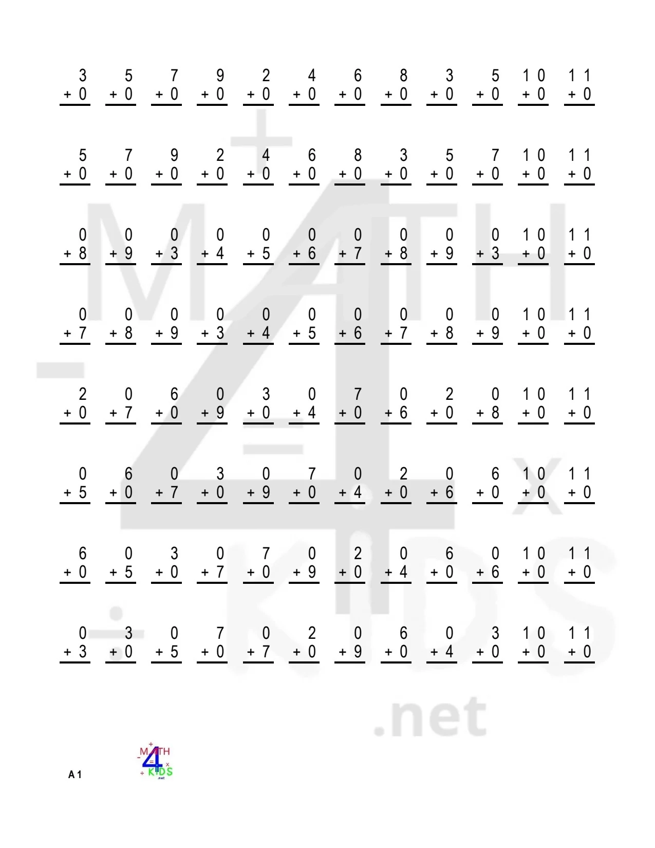 adding math worksheets adding math worksheets