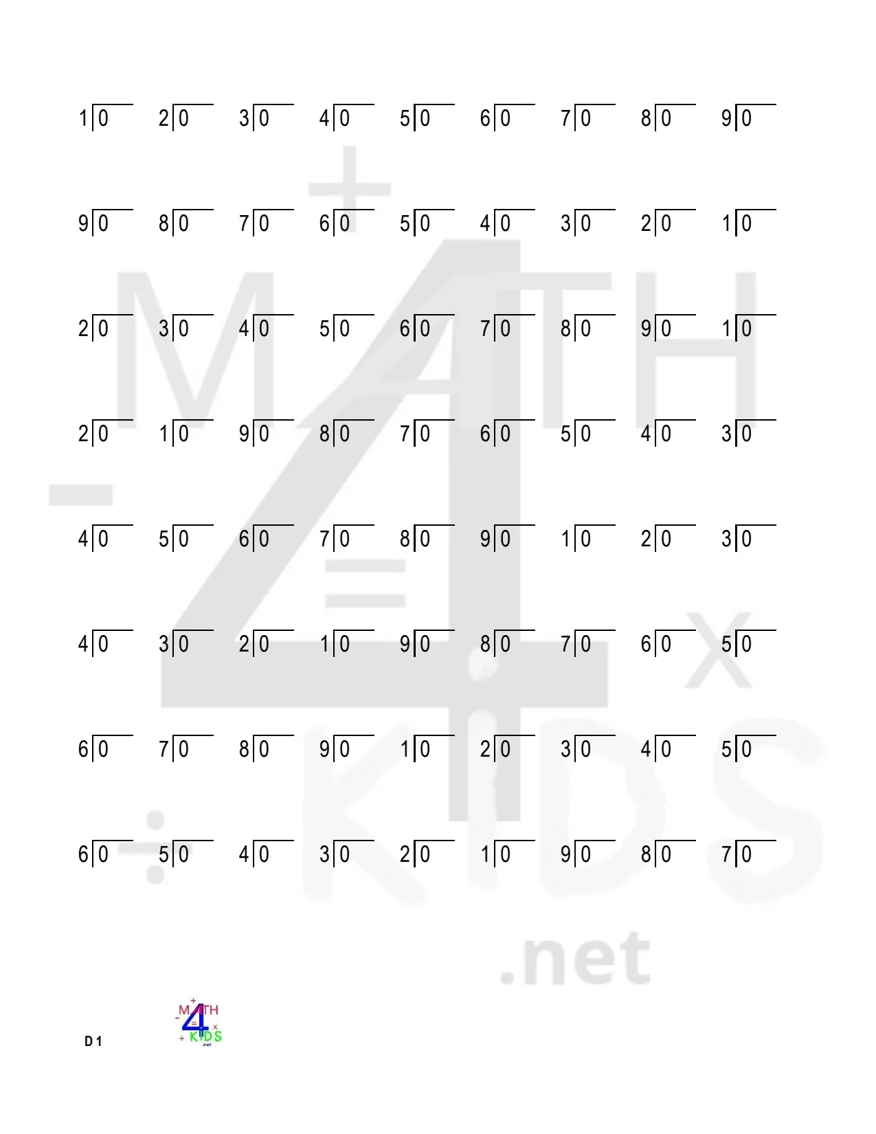 math division worksheets math division worksheets