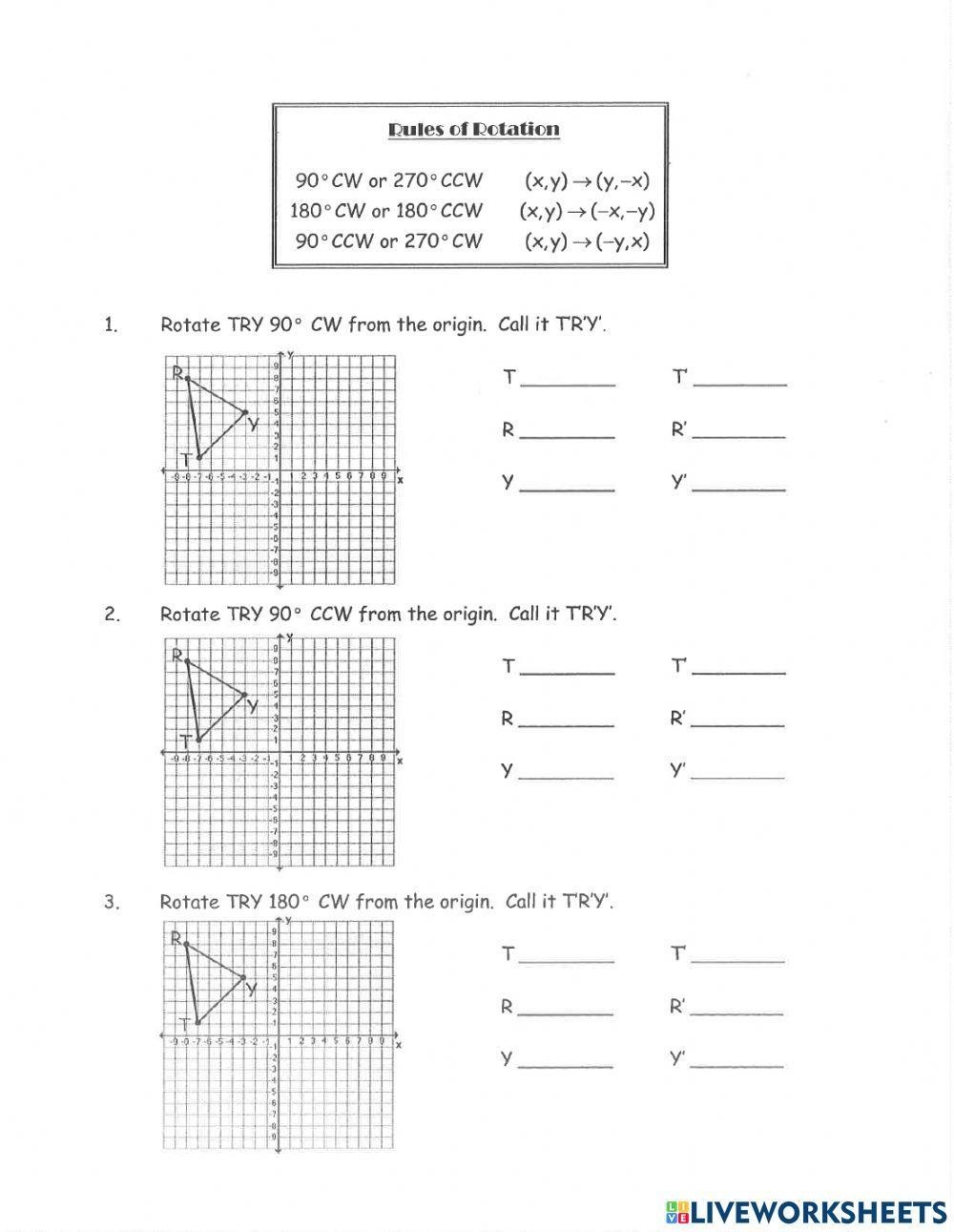 Rotations Worksheet Worksheets Library Rotations Worksheet Worksheets Library