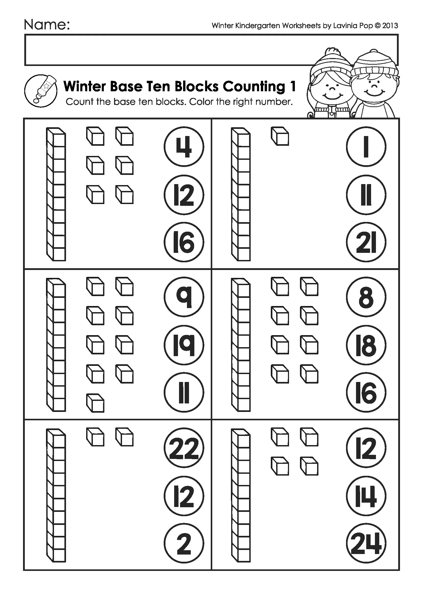 Winter Kindergarten Math Worksheets And Activities No Prep Winter Kindergarten Math Worksheets And Activities No Prep