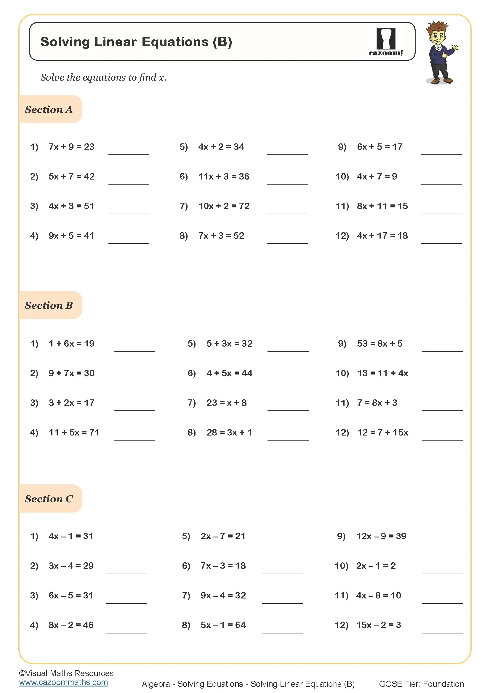 Year 10 Maths Worksheets Free Printable PDFs With Answers